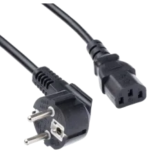 С13-CEE 7/7 Шнур живлення 1.8 м, 0.75 мм2, Kingda
