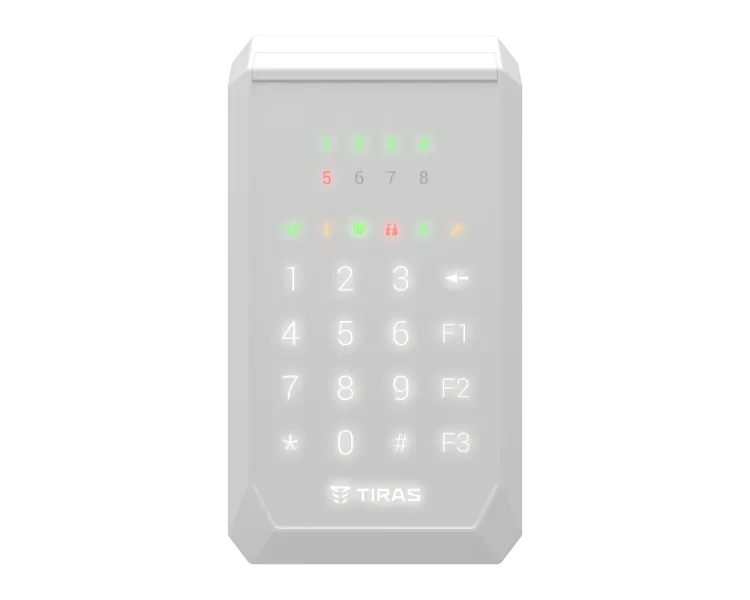 Tiras K-PAD8+(white) Клавіатура Тірас