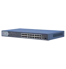 DS-3E0526P-E 24-портовий гігабітний некерований PoE комутатор