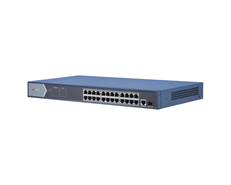 DS-3E0526P-E 24-портовий гігабітний некерований PoE комутатор