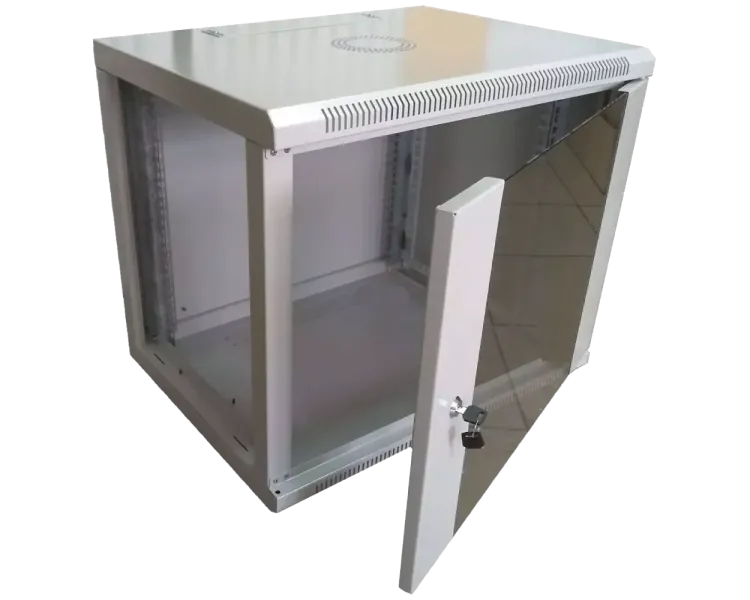 Hypernet WMNC-9U-FLAT-AC Шафа коммутаційна настінна 9U 600x450 розбірна