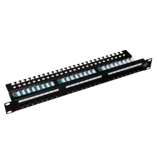 Hypernet PP-UTP24-WMR Патч-панель 24 порта 19" з менеджментом кабеля