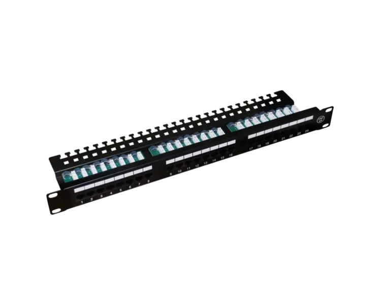 Hypernet PP-UTP24-WMR Патч-панель 24 порта 19" з менеджментом кабеля