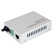 TelStream MC-118/520SC Медiаконвертор (1550TX&1310RX, 10/100, 20км SC)