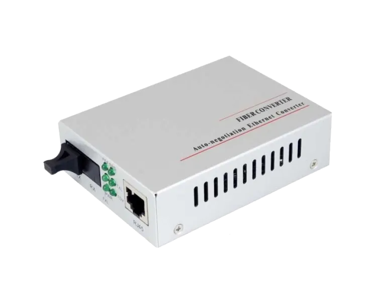 TelStream MC-118/520SC Медiаконвертор (1550TX&1310RX, 10/100, 20км SC)