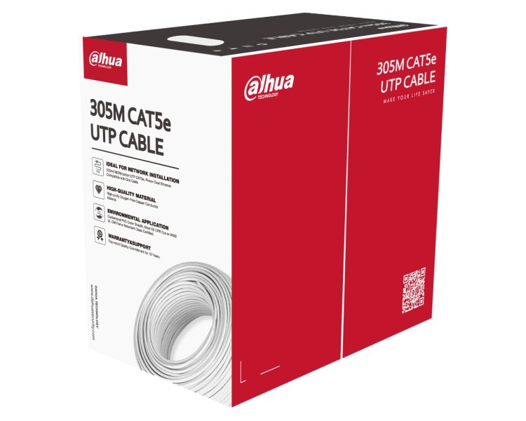 DH-PFM920I-5EU-U кабель внутрішній UTP CAT5e 305 м (0.5 мм)
