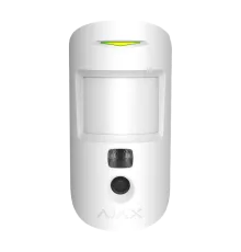 Ajax MotionCam HDR (PhOD) Jeweller white руху з камерою Сповіщувач