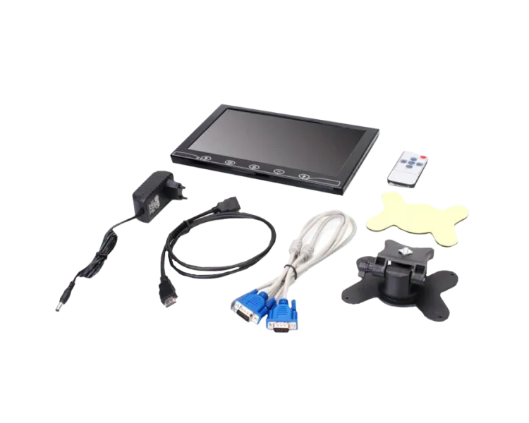 10.1" (AV + VGA + HDMI + BNC) Автомобільний РК-монітор