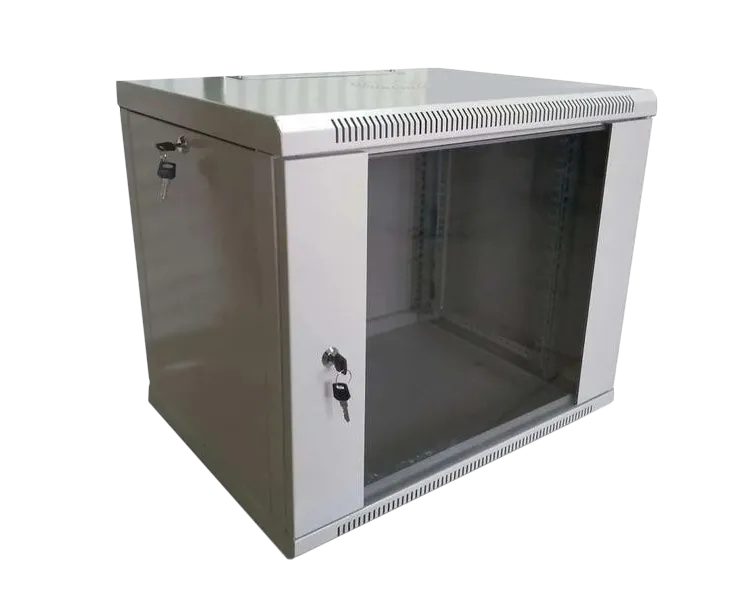 Hypernet WMNC66-9U-FLAT-AC Шафа коммутаційна настінна 9U 600x600 розбірна