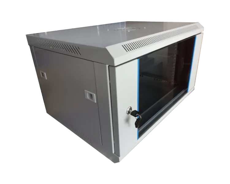 Hypernet WMNC-6U-FLAT-AC Шафа коммутаційна настінна 6U 600x450 розбірна
