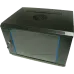 Hypernet WMNC66-12U-FLAT-AC-BLACK Шафа комутаційна настінна 12U 600x600 розбірна чорна