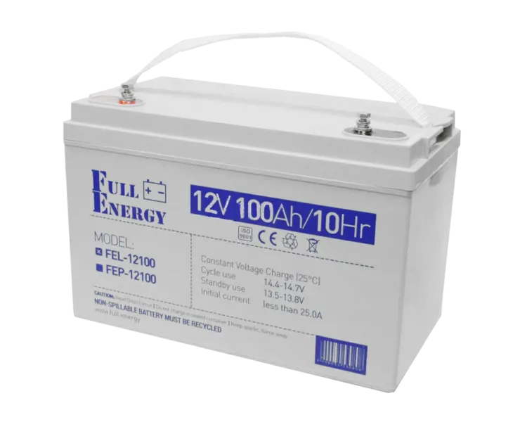 Full Energy FEL-12100 100А•ч 12В гелева Свинцево-кислотна акумуляторна батарея