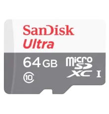 SanDisk Ultra microSDXC 64GB 100MB/s Class 10 UHS-I Карта пам’яті