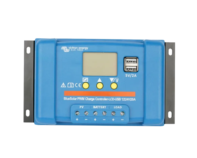Victron Energy BlueSolar PWM-LCD&USB 12/24-20 Контролер заряду