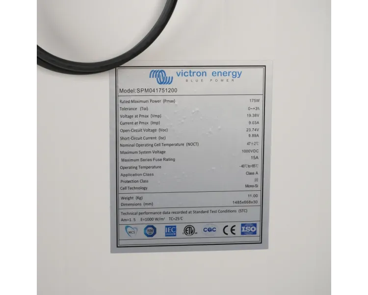Victron Energy 175W-12V 4a, 175Wp, Mono PV модуль