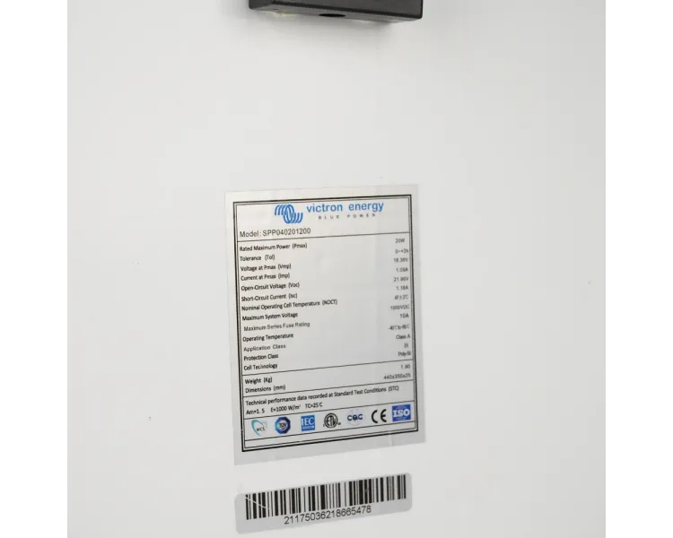 Victron Energy 20W-12V 4a, 20Wp, Poly PV модуль