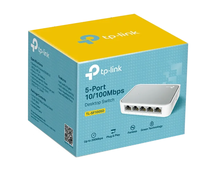 TP-Link TL-SF1005D Комутатор 5 портів некерований