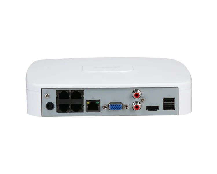 DHI-NVR2104-P-I2 4-канальний 1U 4PoE 1HDD WizSense Відеореєстратор Dahua