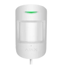 Дротовий сповіщувач руху та розбиття скла Ajax Superior CombiProtect white Fibra