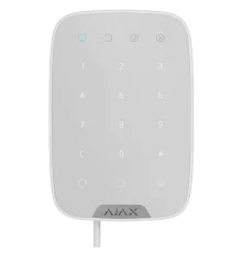 Дротова сенсорна клавіатура Ajax Superior Keypad white Fibra