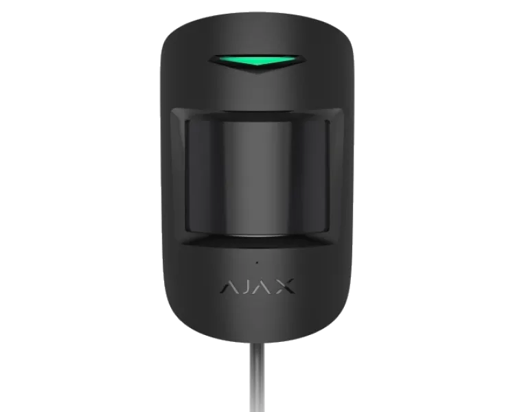 Дротовий сповіщувач руху та розбиття скла Ajax Superior CombiProtect black Fibra