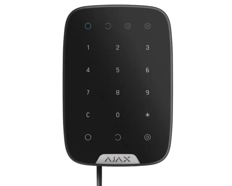 Дротова сенсорна клавіатура Ajax Superior Keypad black Fibra