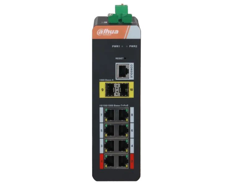 DH-PFS4210-8GT-DP 8-портовий гігабітний з PoE