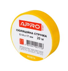 APRO 0.14х17 мм 20 м Iзоляцiйна стрiчка жовта