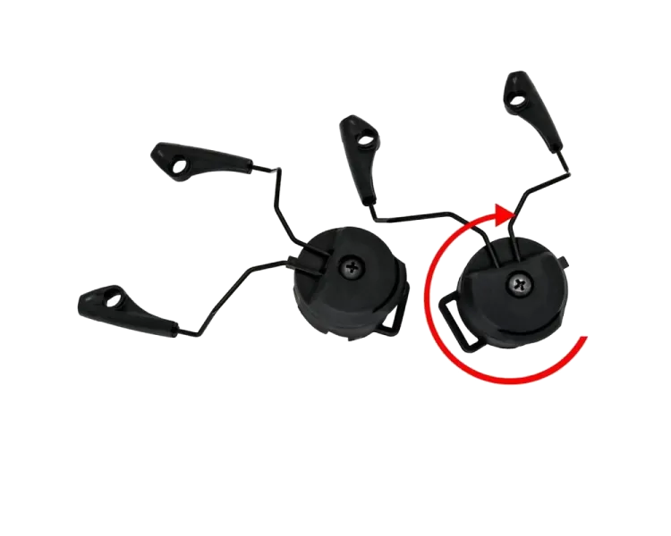 ACM Headset Helmet Rail Адаптер для стрілкових навушників Howard Impact Sport