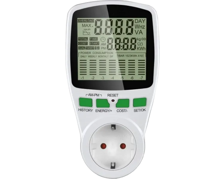 Intertek Power Meter Cat 2 (PP-3460) Двотарифний ватметр