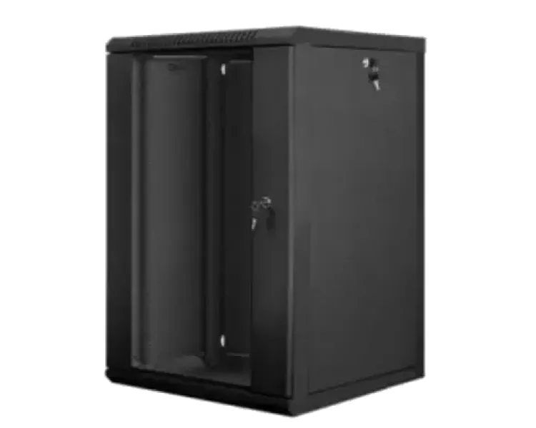Hypernet WMNC66-18U-FLAT-BLACK Шафа коммутаційна настінна