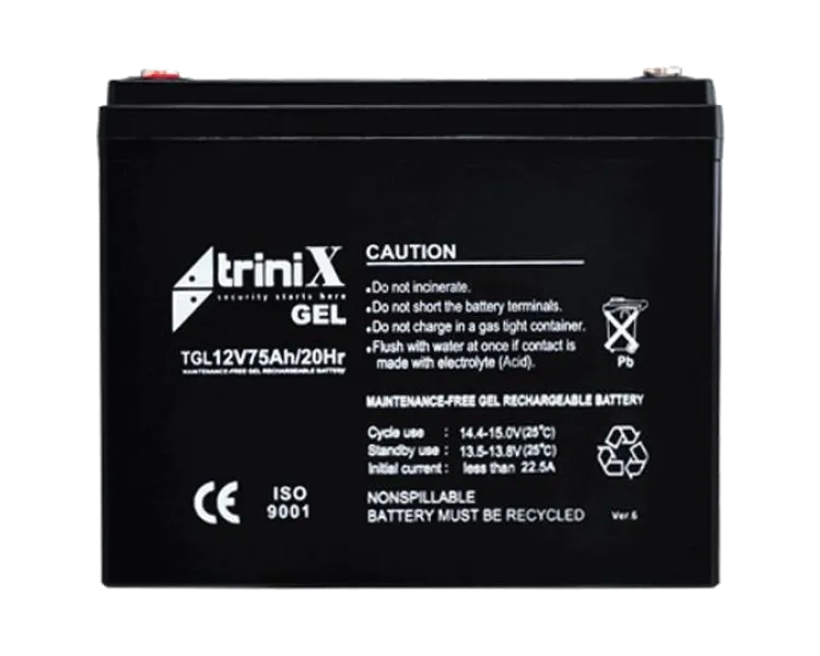 Trinix TGL12V75Ah/20Hr Акумулятор гелевий 12В 75А•год