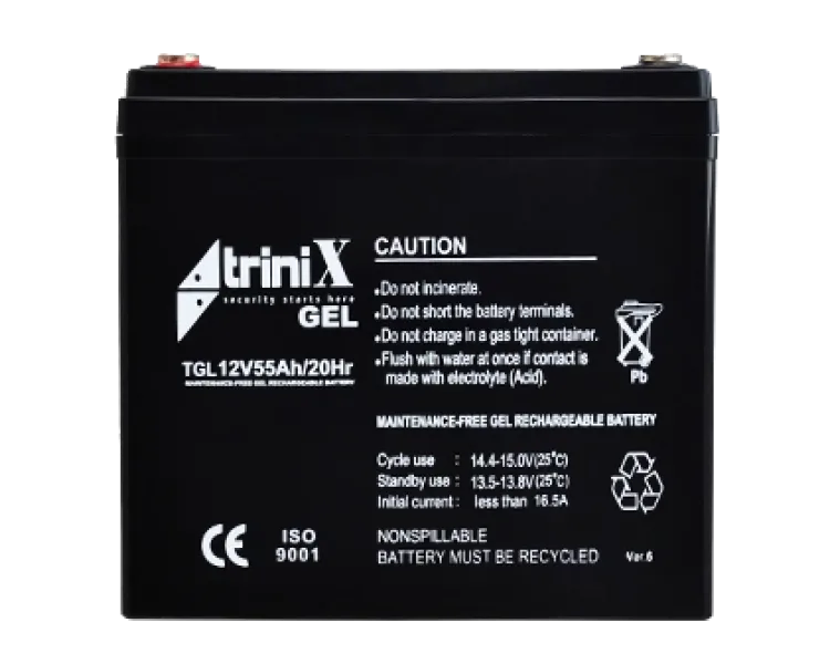 Trinix 12В Акумулятор гелевий 55 А•г