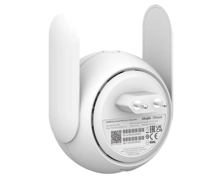 Ruijie RG-EW1200R Дводіапазонний розширювач Mesh Wi-Fi