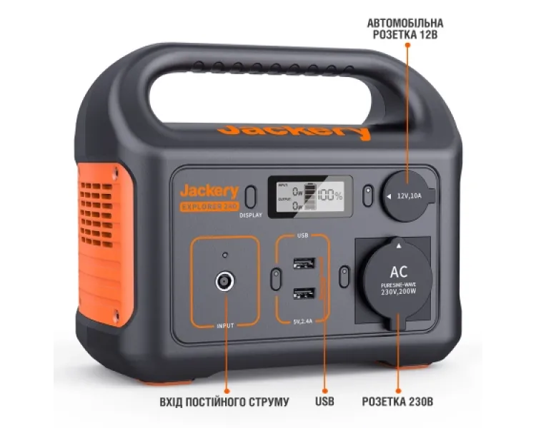 Jackery Explorer 240 EU Зарядна станція
