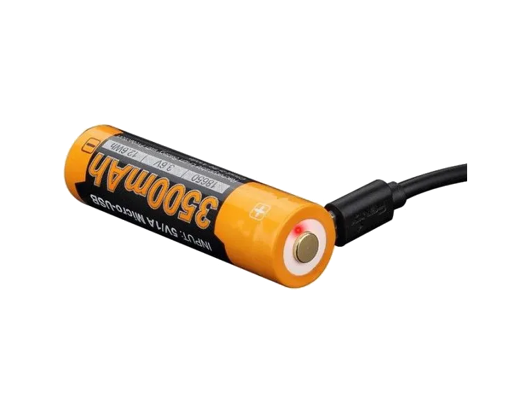 Fenix ARB-L18-3500U Аккумулятор 18650 3500 mAh micro usb зарядка