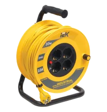IEK Подовжувач-катушка 4гн 30м З/К УК30 т/з (3х1,5мм2) IP44