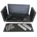 Hypernet WMNC-350-4U-FLAT-BLACK Шафа коммутаційна настінна розбірна чорна