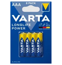 VARTA LONGLIFE POWER AAA BLI 8 шт Батарейка
