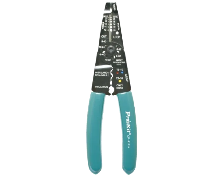 Pro'sKit CP-412G Кліщі для обжиму і зачистки