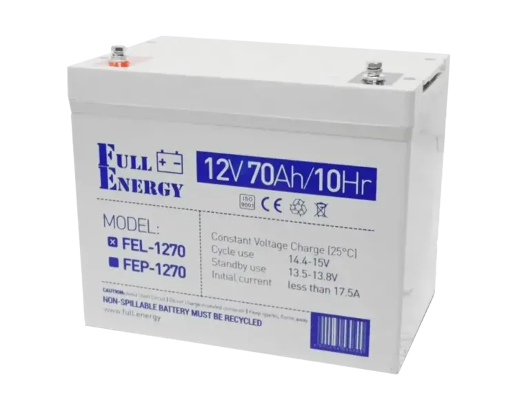 Full Energy FEL-1270 12V 70 Ah Акумулятор гелевий