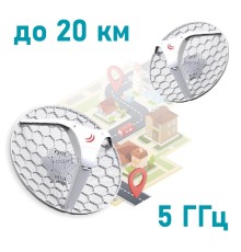 MikroTik LHG HP5 (RBLHG-5HPnD) Зовнішній бездротовий міст 5 ГГц