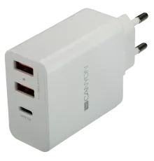 Canyon H-08 white (QC/PD 30W) Мережевий зарядний пристрiй