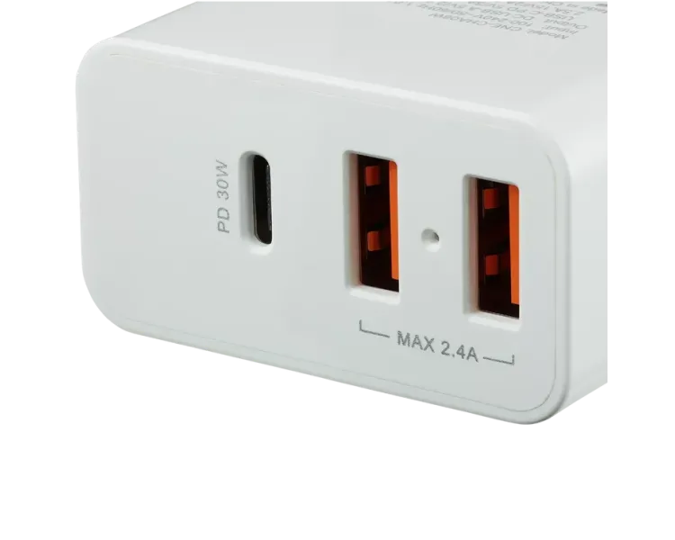Canyon H-08 white (QC/PD 30W) Мережевий зарядний пристрiй