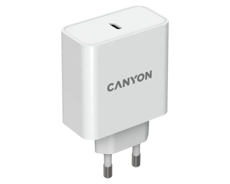 Canyon H-65 white (GAN 65W) Мережевий зарядний пристрiй