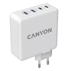 Canyon H-65 white (GAN 100W) Мережевий зарядний пристрiй