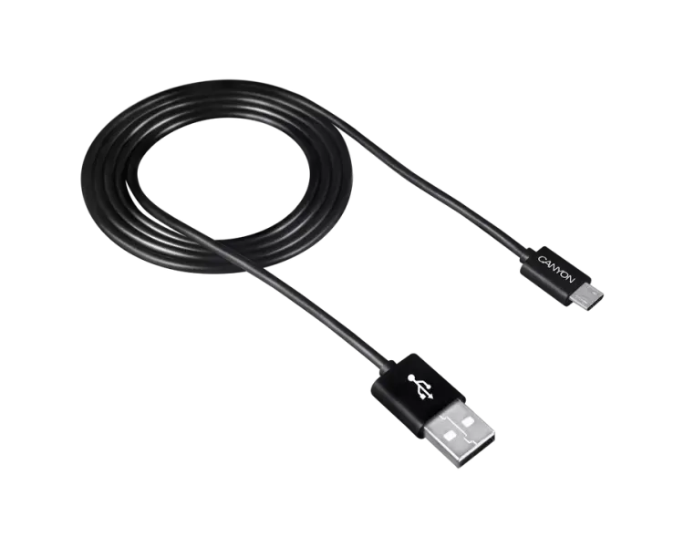 Canyon UM-1B black (Micro USB - USB 2.0) 1м Кабель