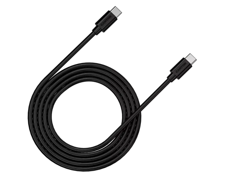 Canyon C12 black (100W USB-C - USB-C) 2м Кабель