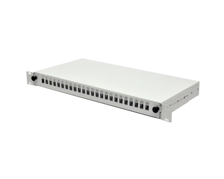 SC-Simpl./LC-Dupl./E2000 Патч-панель 24 порти 2xPG13.5 та 2xPG11, 1U