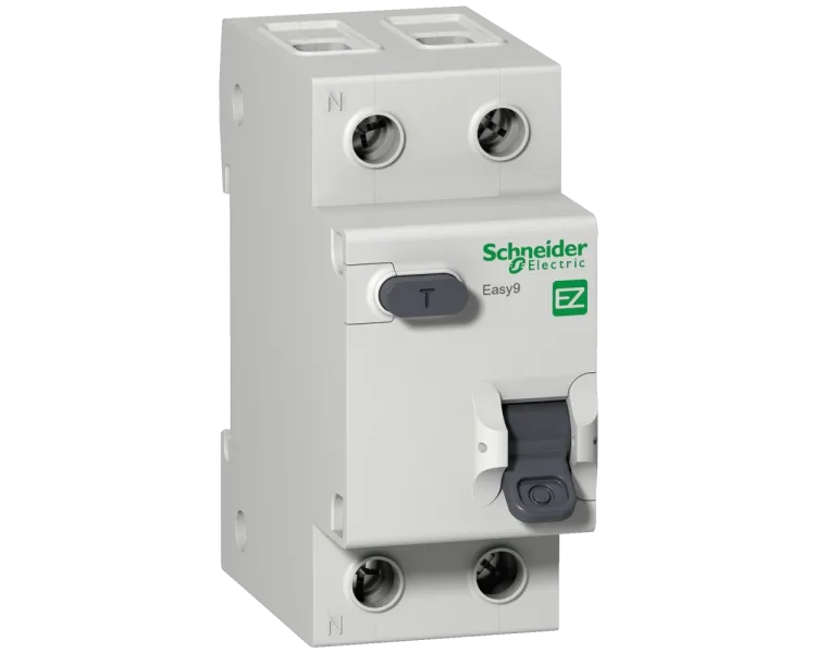 Schneider Electric EZ9D34625 Easy9, 1Р+N, 25А 30мА AC Диференційний автоматичний вимикач